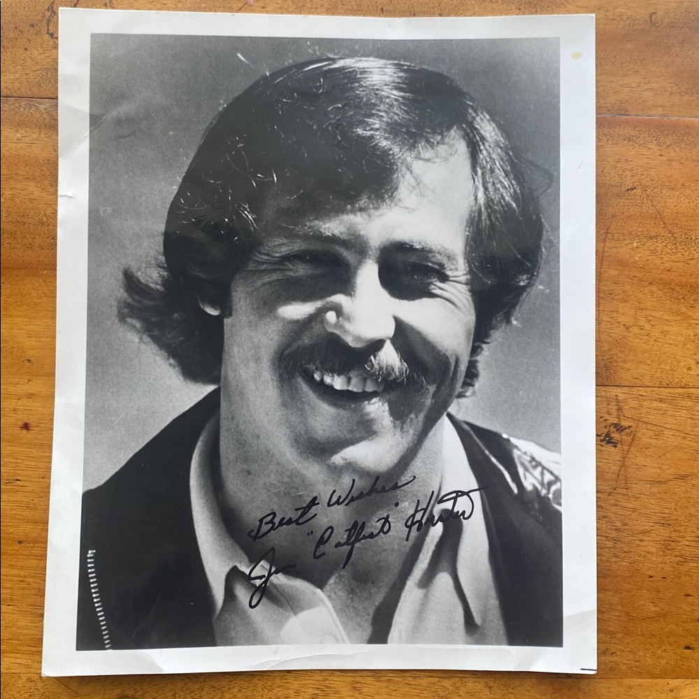 Autographed Black and White Photograph